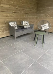 Ceramiton Blaze 60x60x4cm Black A. van Elk BV